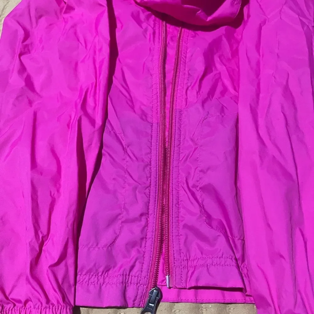 Columbia kids windbreaker pink M 10-12
